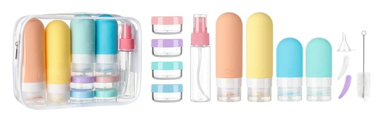 16 Pack Travel Bottles Set