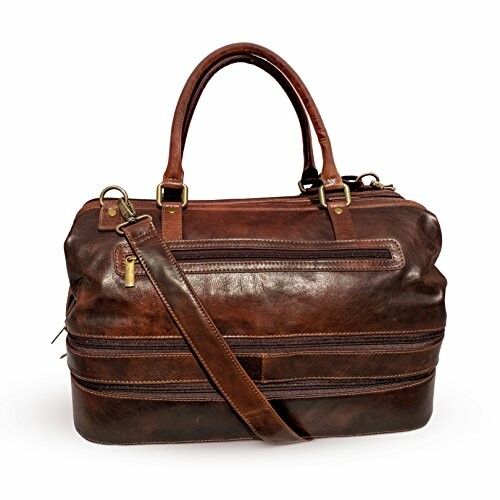 Leather Duffle Adventure Bag