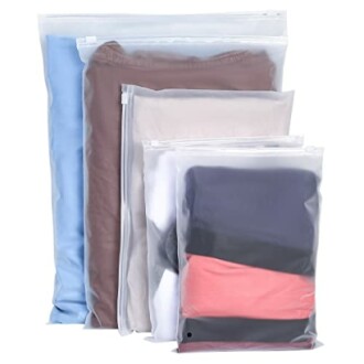 JETFLIP 30 Pcs Reusable Clothes Packaging Bags